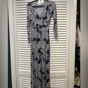 Lilly Pulitzer long sleeve maxi